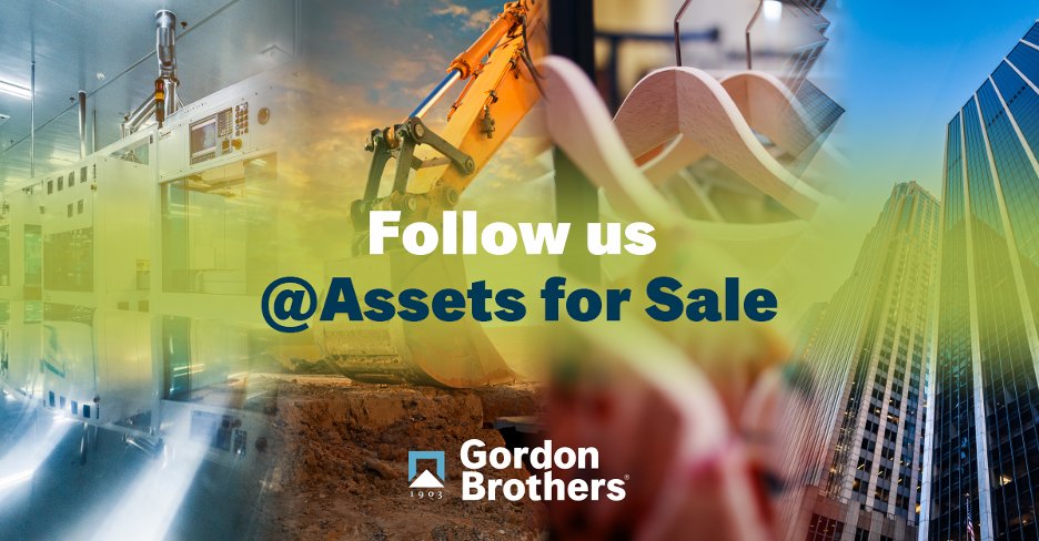 GordonBrothers's tweet photo. We sell businesses and assets through private treaty or online auction, across industries all over the world. To stay up to date on all future asset sales, please follow our dedicated #AssetsforSale page https://t.co/tGGaXgmnYu https://t.co/plhFfN51uC