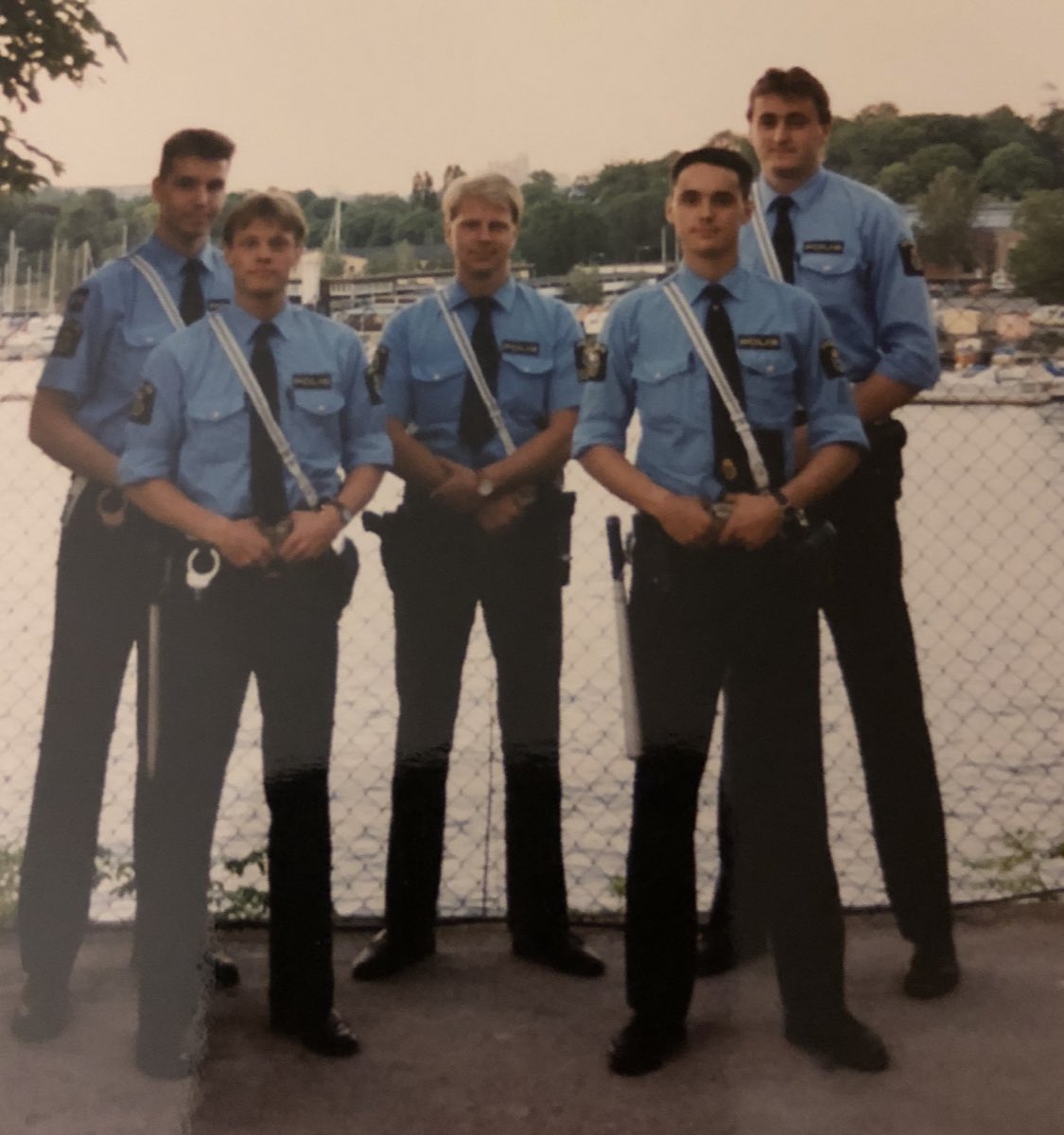 Polisens dag idag. Cred till alla er poliser därute 👏🏽 💙
Jag till höger i bild. Året är 1990. 