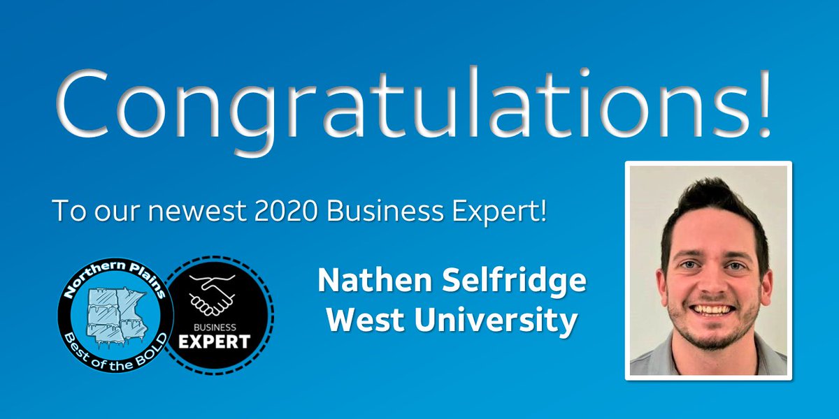 BOLD Northern Plains (@boldnp) on Twitter photo Congratulations to Nathan Selfridge, our latest #BusinessExpert from our West University Location! Is your business in the West Des Moines area? Visit Nathan for all your wireless and entertainment needs!
#BizExpert #BoldBiz #CRush2020 #LifeAtATT
<a href="/JakeRedenbaugh/">Jake Redenbaugh</a>
@BrianWest_NP Congratulations to Nathan Selfridge, our latest #BusinessExpert from our West University Location! Is your business in the West Des Moines area? Visit Nathan for all your wireless and entertainment needs!
#BizExpert #BoldBiz #CRush2020 #LifeAtATT
<a href="/JakeRedenbaugh/">Jake Redenbaugh</a>
@BrianWest_NP