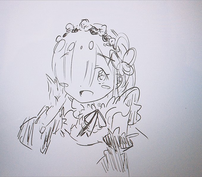 うろ覚え描きのリゼロキャラ 