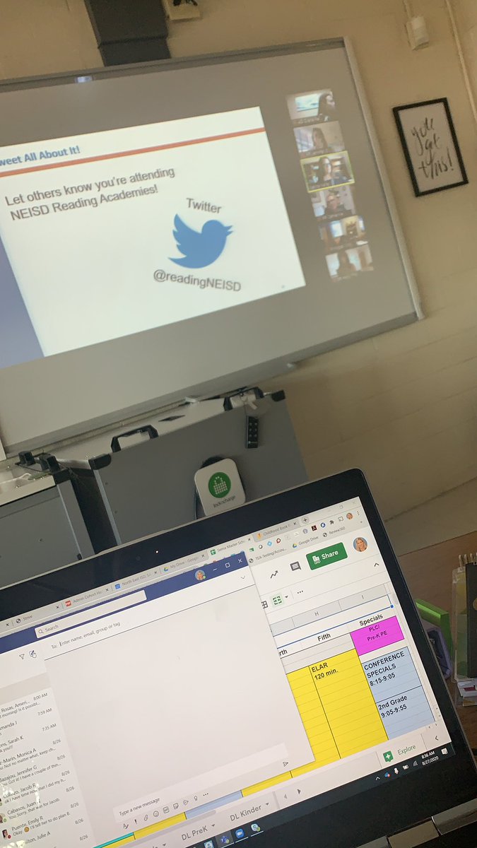 Staring the NEISD Reading Academy with colleagues across the district! Thank you <a href="/ReadingNEISD/">NEISD Reading Academies</a>