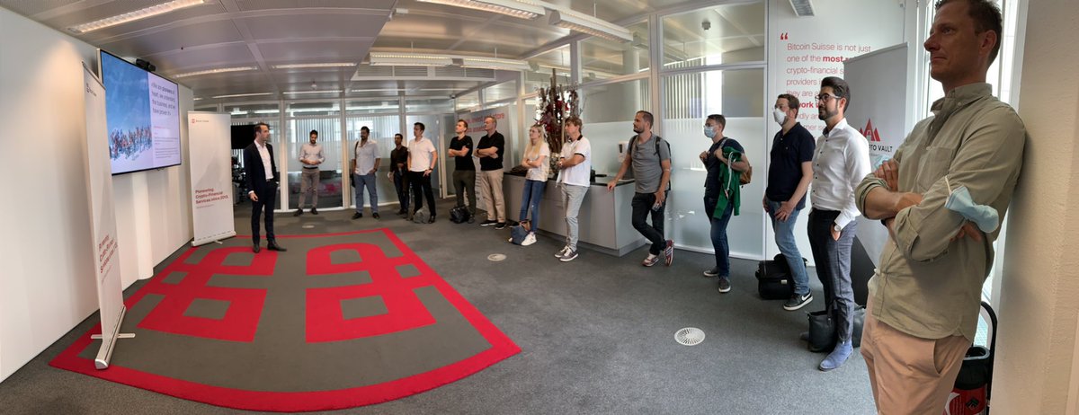 julian_liniger's tweet photo. What a visit at @BitcoinSuisseAG, the Swiss #Bitcoin pioneer, with our #CCFE pioneer class!😎🇨🇭

Thanks to the co-founders @nikolajsen_BTCS and Andrej Majcen for having us (https://t.co/77KHvxlOry)!!🙌🚀 https://t.co/jaKiBWyxtF