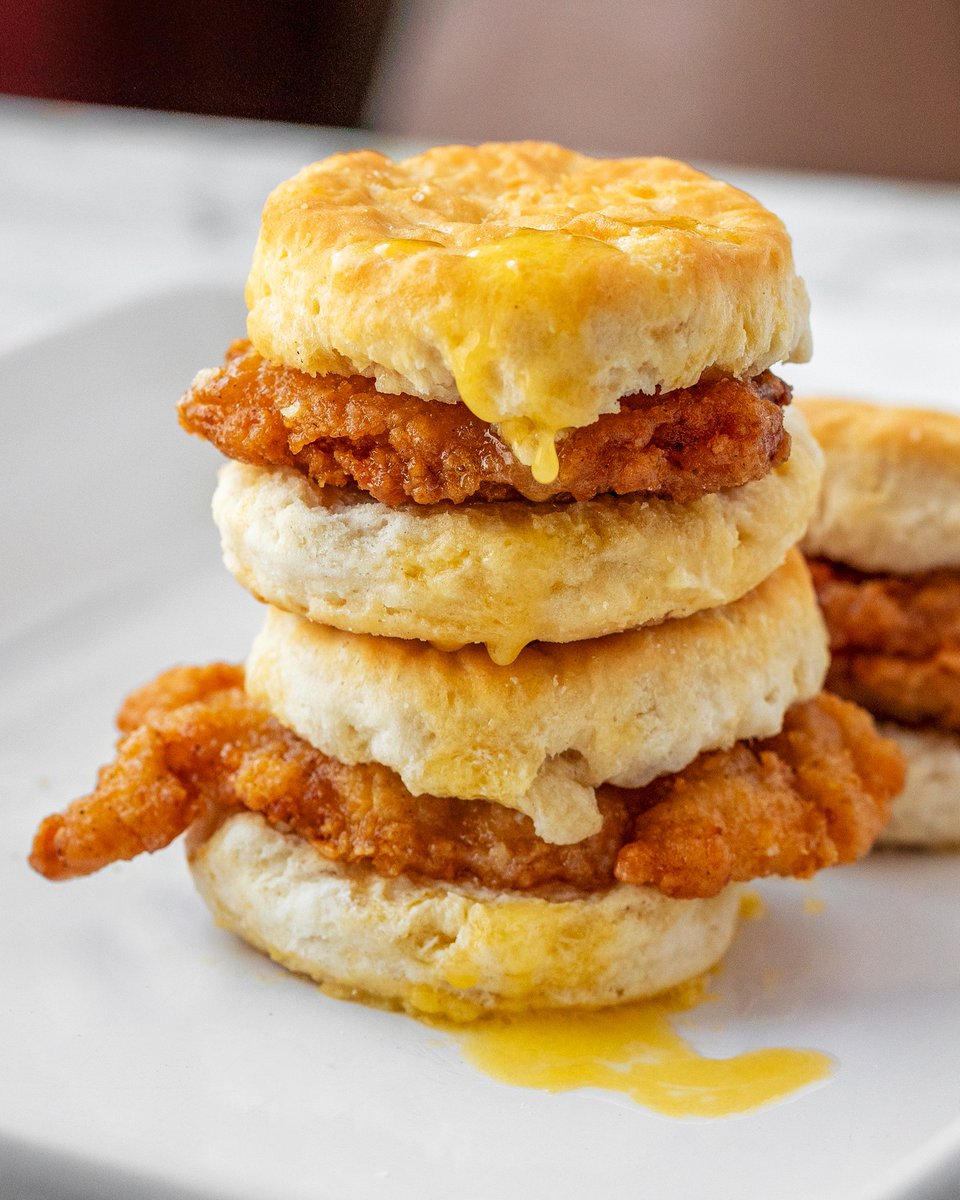 HONEY BUTTER CHICKEN Biscuit! All my fav things in one. Have you checked out @wendys new breakfast menu yet? It is a must  #CheatDayEats  #YouUpForThis  #ad