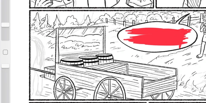 why did I put a horse drawn cart in the comic. Why did I DO THIS TO MYSELF HHHRRRNNGGH 