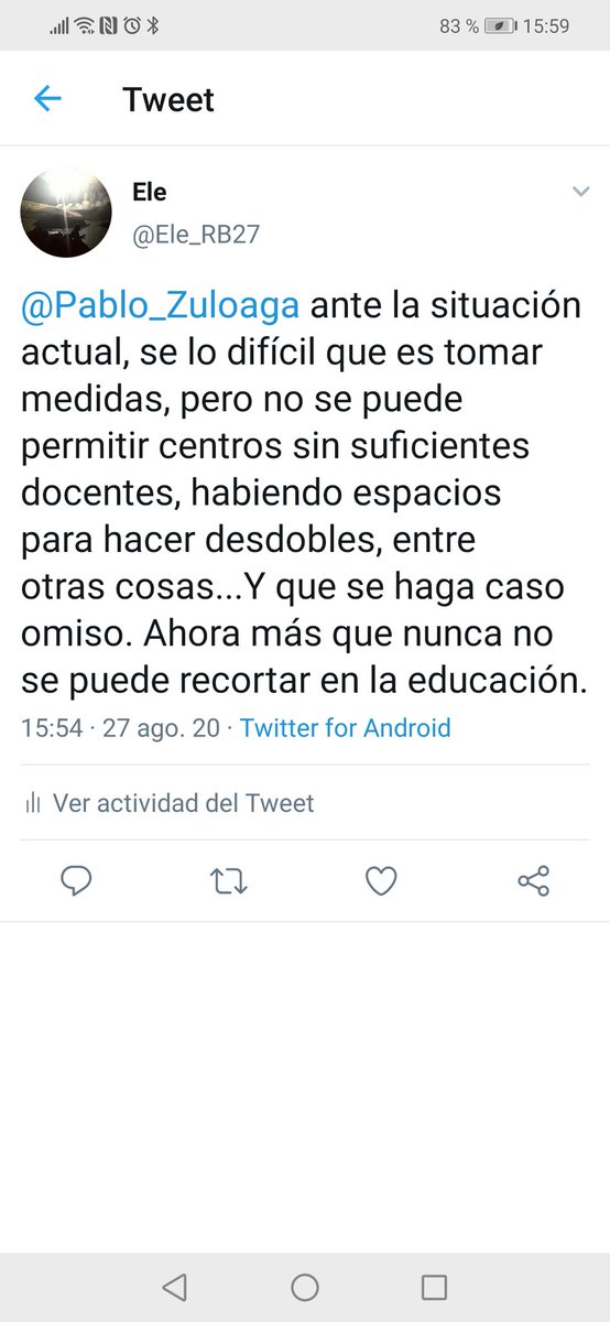 Ele_RB27's tweet photo. @LomboMarina insisto. Si se piden más maestros es porque son necesarios. https://t.co/W3FFkqFm71