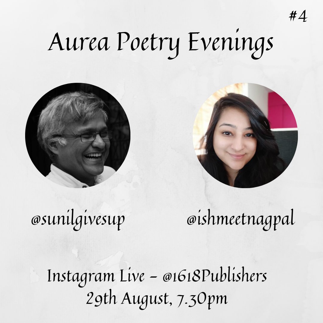 1618Publishers's tweet photo. Get ready for poetic conversations, readings and stories from our flagship book, #Isolocation with @sunilgivesup and @ishmeetnagpal, our EIC on 29th August at 7.30pm on our page, @1618Publishers https://t.co/WTd11HKenj