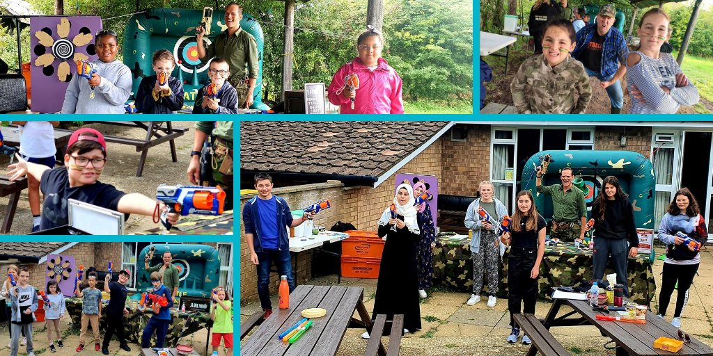 Huge thank you to <a href="/DjDanBlaze/">Dan Blaze</a> for putting on great nerf sessions for our #youngcarers – everyone had such a fun time!