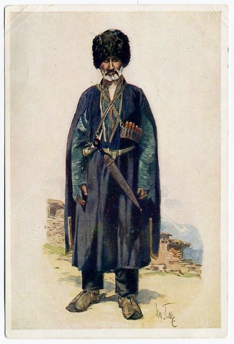 Dagestan is unique due to a great variety of cultures and peoples. It’s Russia’s most ethnically divers republic with more than 30 ethnic groups.  | Traditional attires of some ethnic groups: 1: Tindi . 2: Avar. 3: Tsakhur. 4: Andi. 5: Kubachin.