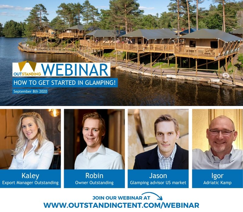 Learn how to get started in Glamping! Visit outstandingtent.com/webinar and join us on 𝗦𝗲𝗽𝘁𝗲𝗺𝗯𝗲𝗿 𝟴𝘁𝗵. We’re diving into ✔️Glamping industry’s increasing consumer interest ✔️Successful Glamping operations ✔️Success stories ✔️Lessons learned #glamping #thenewwayofcamping