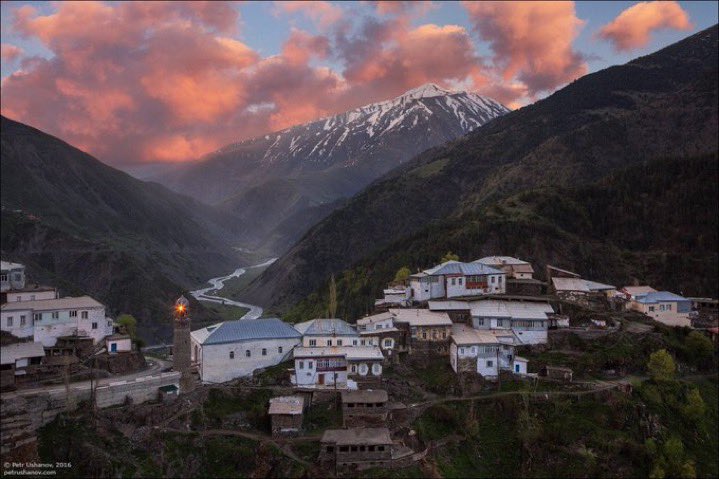 Ancient village of Tsakhur, where the first Islamic Madrasa in the Caucasus and Europe was built.: some of the ancient books and manuscripts are still preserved.