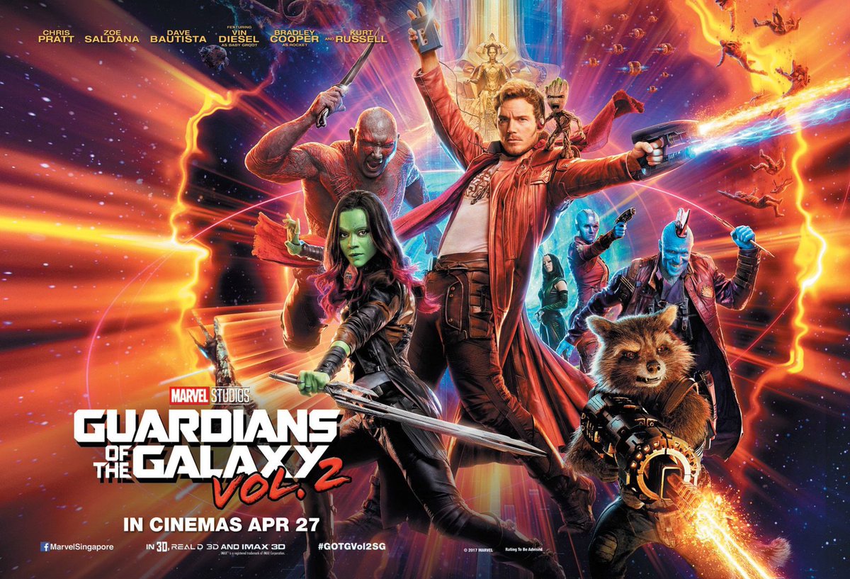 Now onto one of the best years for the MCU with this film being followed by ' Spider - Man : Homecoming ' and ' Thor : Ragnarok '  #nw Guardians of the Galaxy Vol.2 (2017)