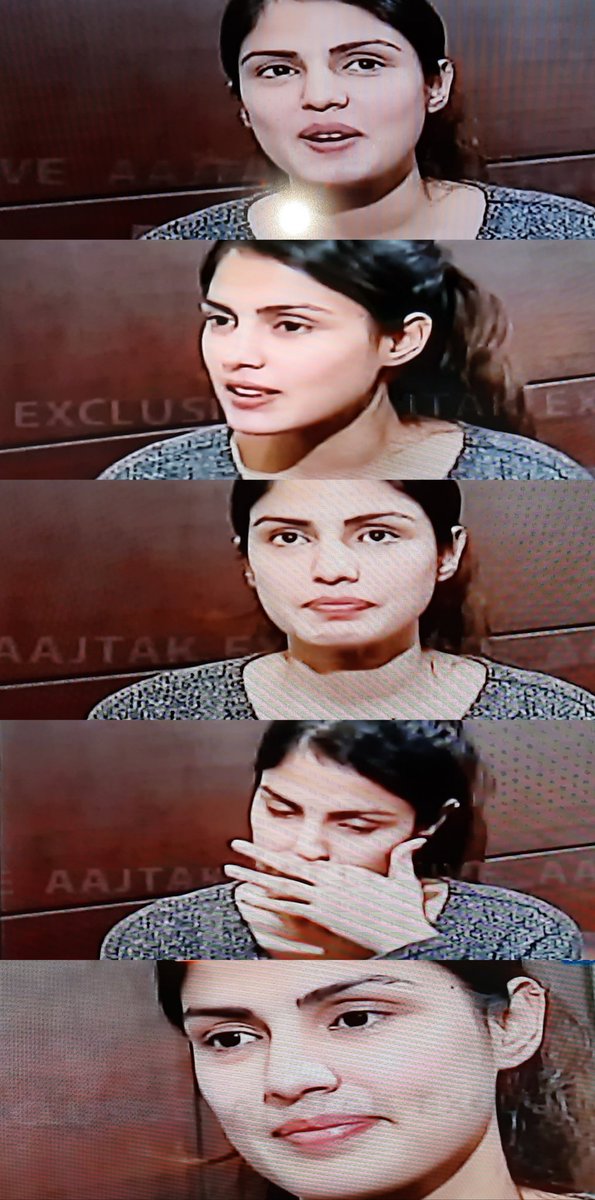 RakshitU's tweet photo. Last tym she came up wearing white dress weeping out there in her video nd had been trolled brutally,so this tym she came up wid a make up proper dressing nd alots of overacting👏🏻
Ghatiya actress wid Ghatiya acting skill on ghatiya channel🙌🏻
#ShameOnAajTak #ArrestRheaChakroborty https://t.co/Uiaynn7NkR