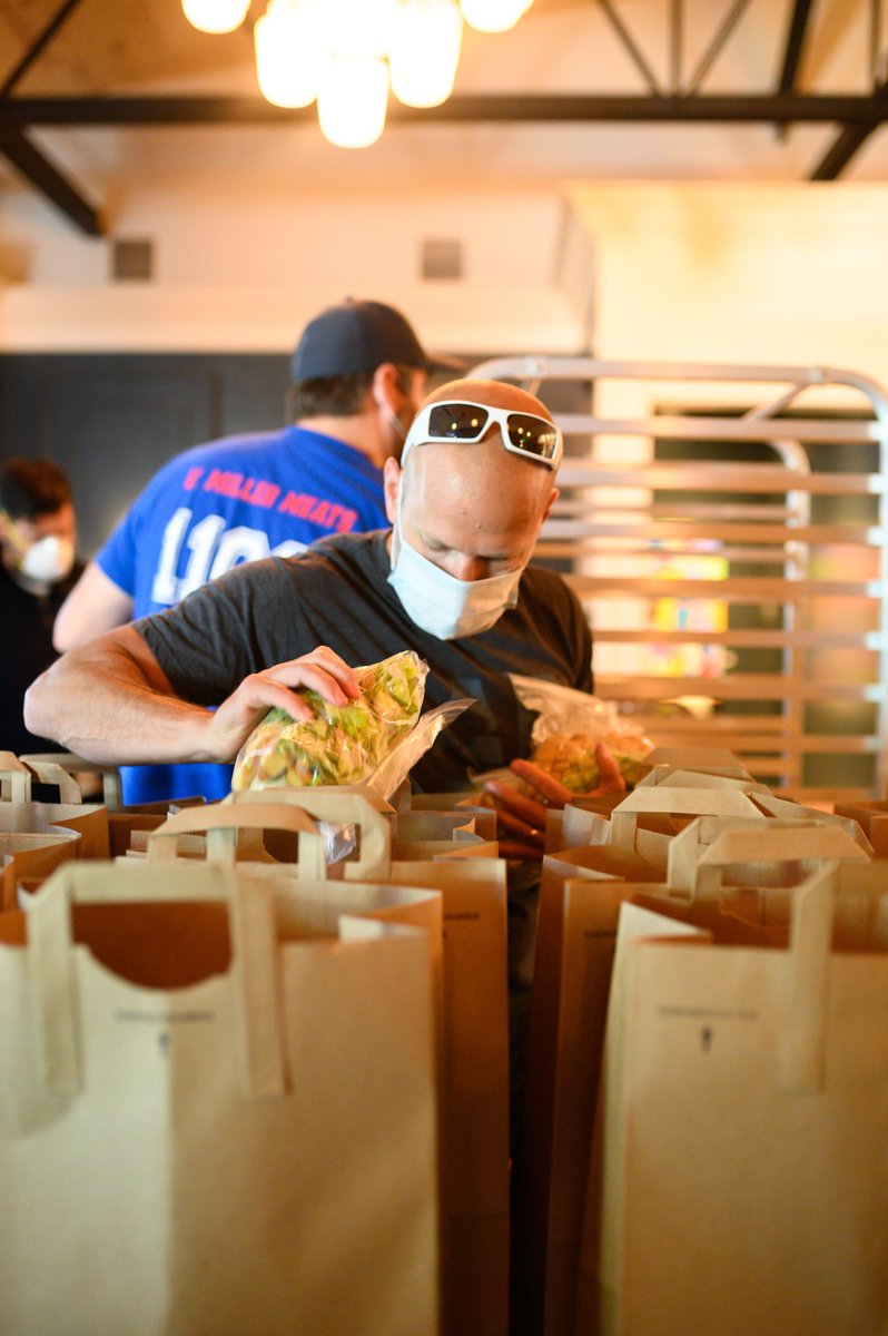 Farmers and purveyors have been hit hard by the closure of restaurants in the region, and we are proud to work with a wide range of purveyors to use products and perishable inventory that otherwise may have gone to waste #WeAreFamilyMeal