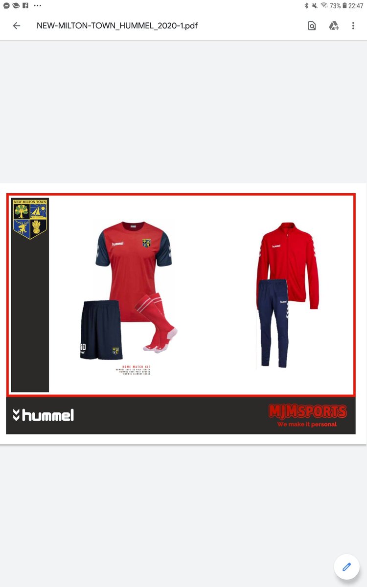 With the outstanding JMC Installations adorning our home and away kit, we are still on the look out for that Company or individual that would like to support and join our Club. DM or email  chairman@newmiltontownfc.co.uk for more info.
@pandjturner <a href="/Markhay57285390/">Mark haynes</a> @leomiddo69