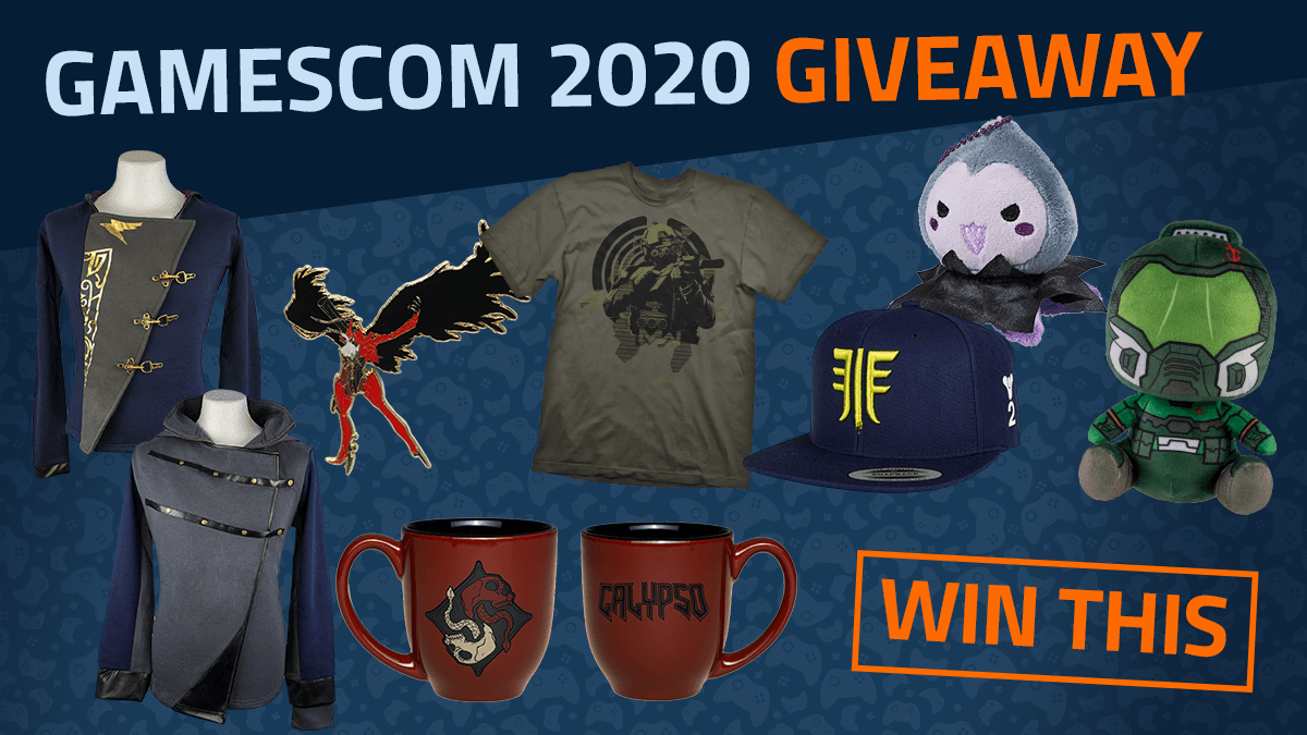 GameLegendsShop's tweet photo. ¡GIVEAWAY TIME!
¡Celebrate #gamescom2020 with us!🎉
➡️FOLLOW + RT for a chance to win this cool merch pack.
And yes, it's open internationally!🙌 
*Winner will be selected randomly on 1/9/20 and get to choose between man or woman model for the Dishonored hoodie and apparel size. https://t.co/7vNxr3d4s7