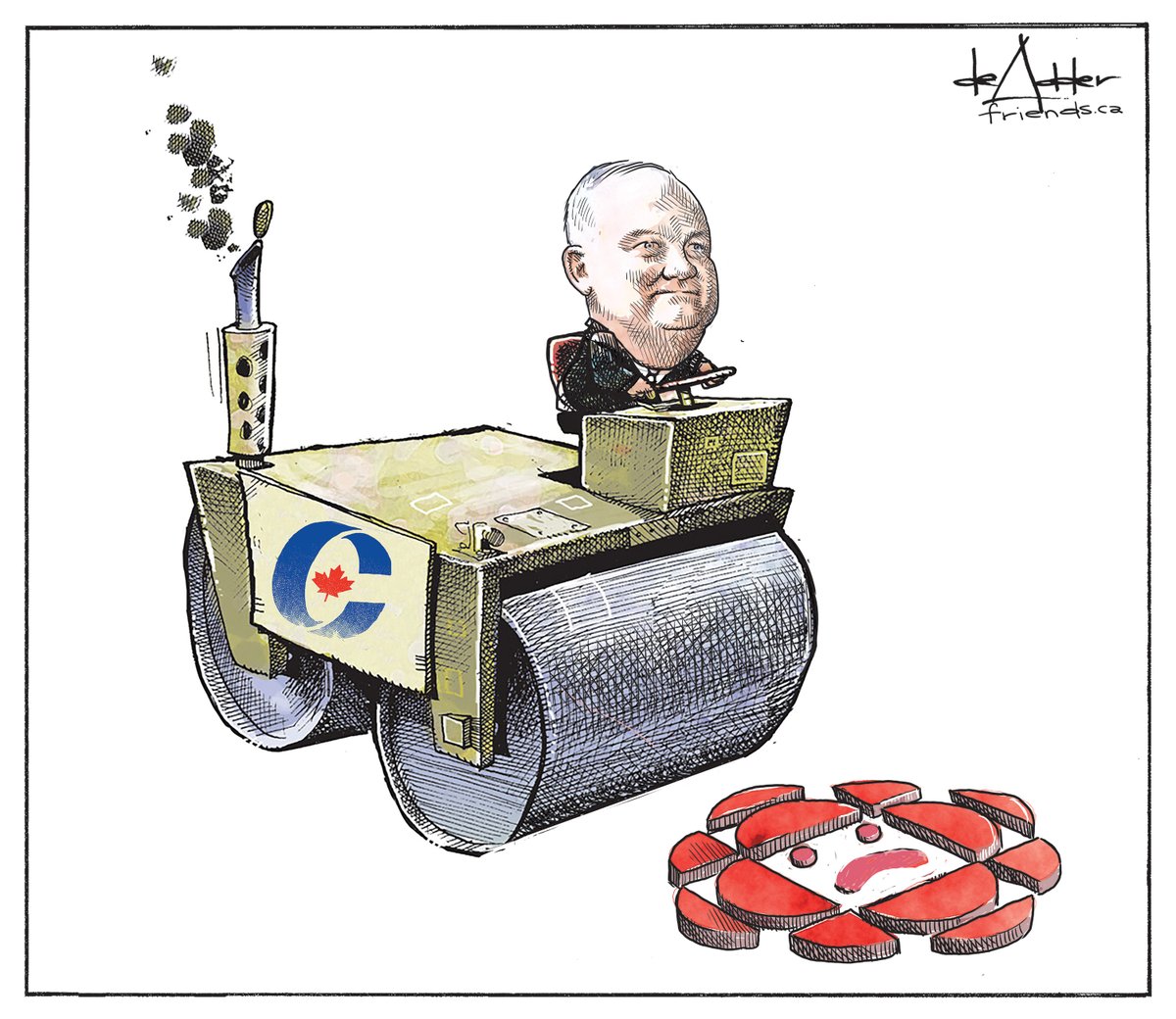 FriendsCndm's tweet photo. Erin O'Toole's plan for our national public broadcaster: https://t.co/jbEa3QZ1i6