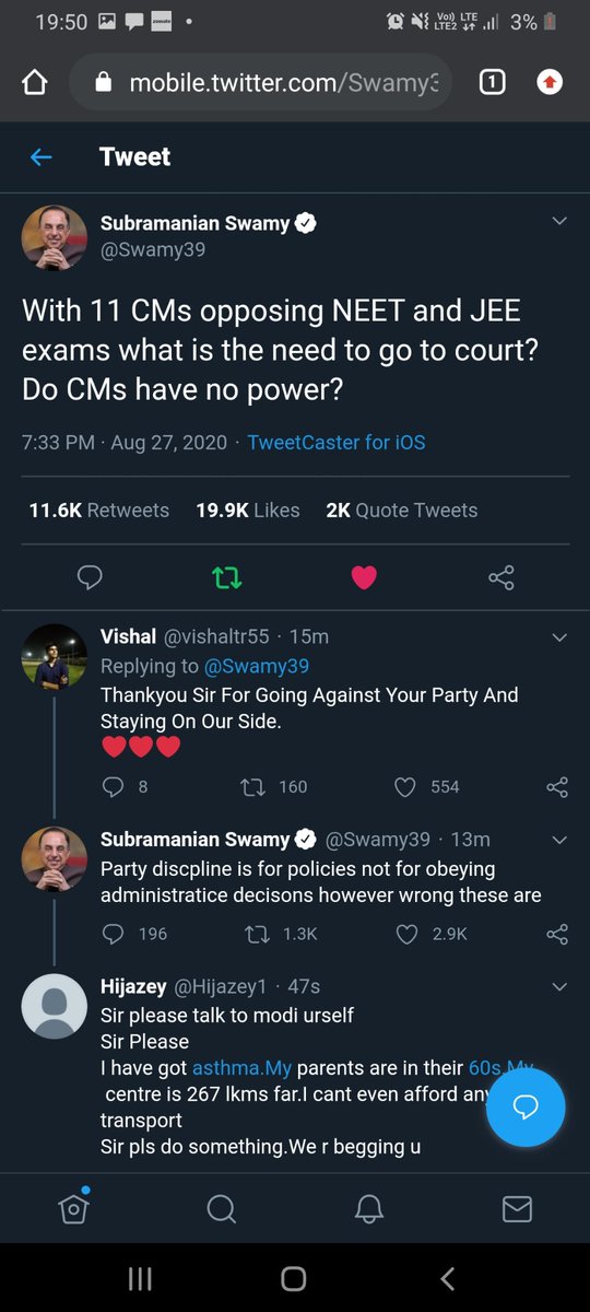P40311622's tweet photo. #neetJEE2020
humbly request to 
@ArvindKejriwal

@MamataOfficial

@HemantSorenJMM

@capt_amarinder

@OfficeofUT

@VNarayanasami

 listen what @Swamy39 sir is saying u have power

#PostponeJEENEET_Today https://t.co/zOOpRDHTVk