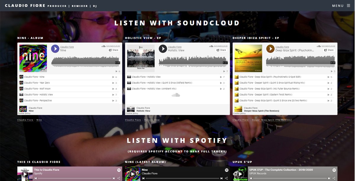 TheClaudioFiore's tweet image. CLAUDIOFIORE.CO.UK/listen.aspx Listen with #Soundcloud or #Spotify directly on my website! #housemusic #deephouse #techhouse #chillout #downtempo #trance and more!