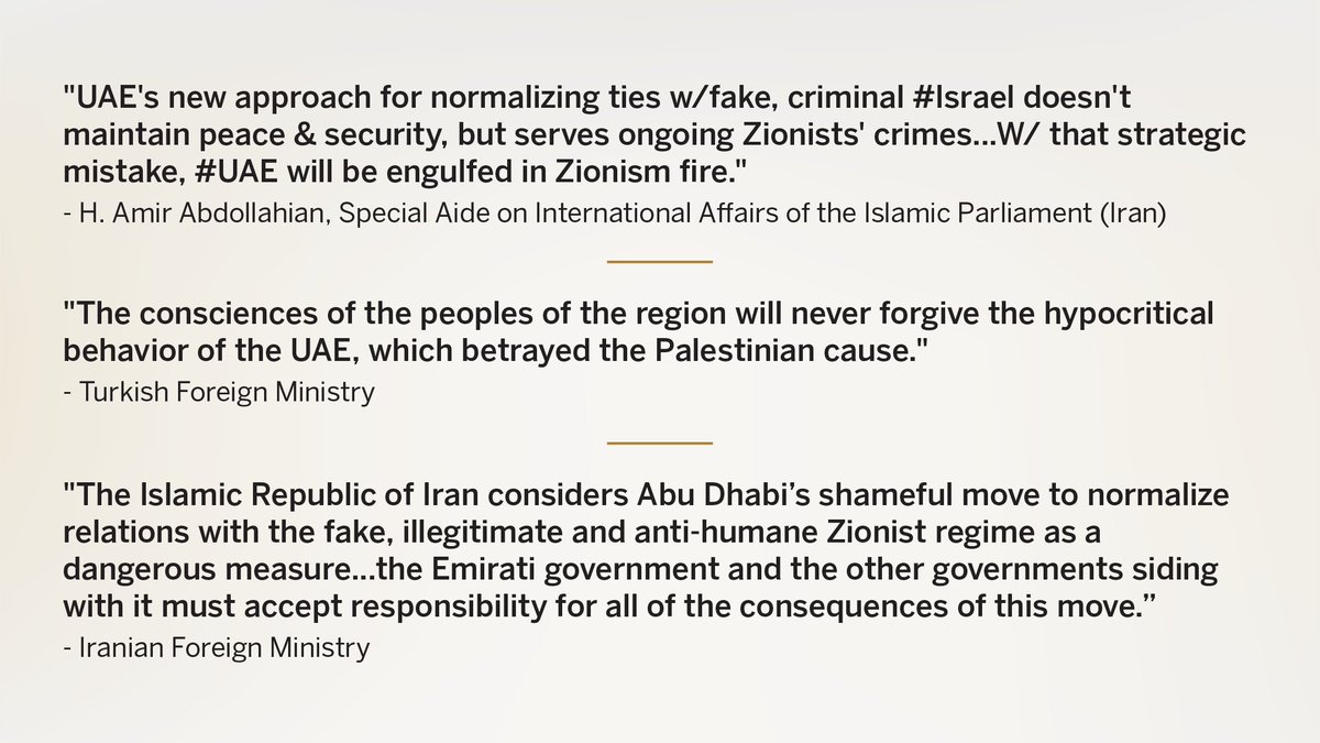 The UAE-Israel breakthrough elevated the voices of coexistence, reason and stability. And then there are some who speak nothing but fear and hate.