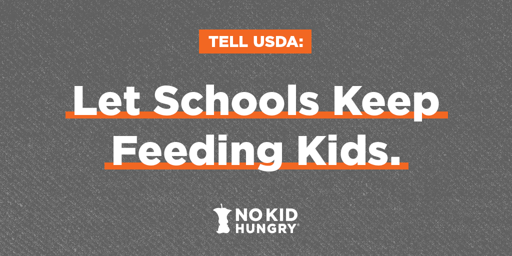 nokidhungry's tweet photo. In order to make sure kids get the nutrition to learn and grow, we need your help today. Join us in telling the @USDA to extend all nationwide child nutrition waivers through the entire school year. Learn more and take action now: https://t.co/1dbD2v0H4M https://t.co/jdpnxhjmNi
