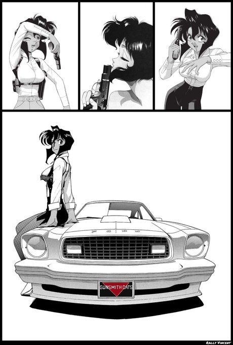 @F0XnR0LL How about Rally Vincent from "Gunsmith Cats". I'm sure the title could give you an idea. 
