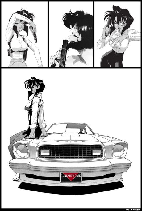 @F0XnR0LL How about Rally Vincent from "Gunsmith Cats". I'm sure the title could give you an idea. 