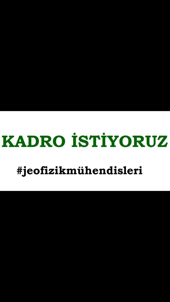 Bir gün herkes jeofizik mühendisin değerin ne kadar büyük olduğunu mutlaka anlıyacaktır. #jeofizikmuhkadroistiyor