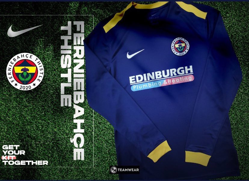 ferniebahce's tweet photo. New home kit thanks to our main Sponsor Edinburgh Plumbing &amp; Heating. Also thanks to @FootballNation top work 👏🏼⚽️ https://t.co/USHmmzFxvA