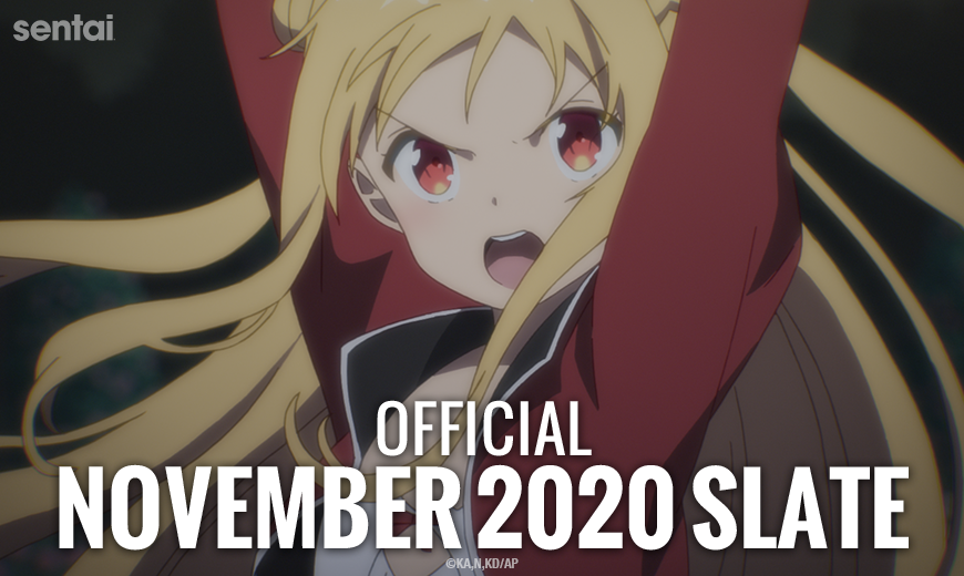 SentaiFilmworks's tweet photo. [NEW] Check out what anime is coming in November! ✨

Read more here: https://t.co/smoTLWqqCT https://t.co/o96UlUnfzr