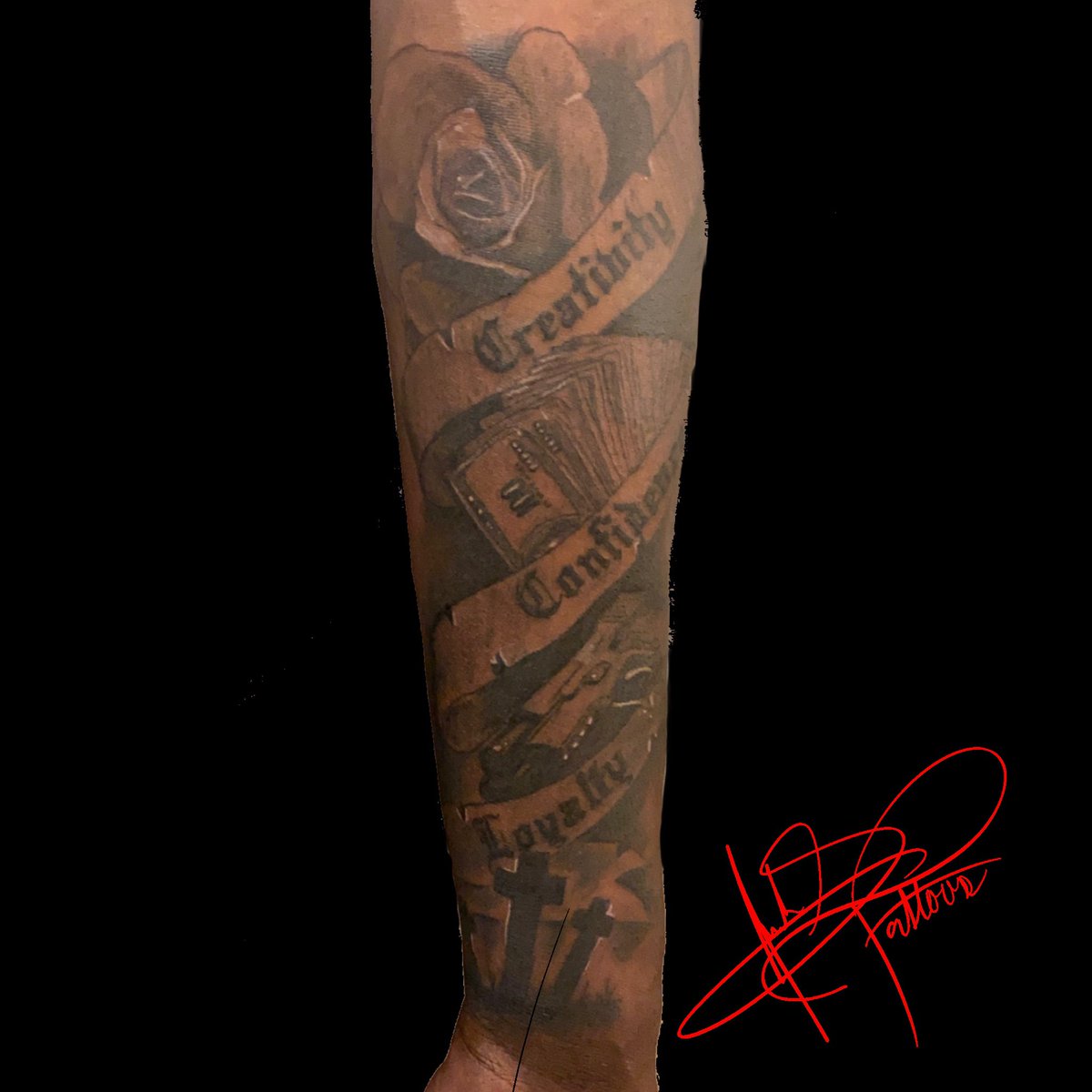 Jamar Anthony on Instagram Loyalty Out Values Everything tattoo ink  lettering lettertattoo loyalty love tattooartist