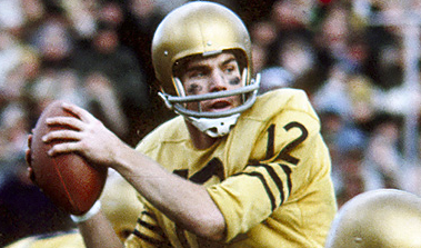1) The legend of Roger Staubach started at the US Naval Academy, where he enrolled in 1961 as quarterback of the football team.Staubach adapted quickly to the college game, winning the Heisman Trophy and Maxwell Award in 1963 - his first year as a full-time starter.