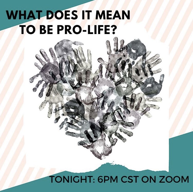 TUProLife's tweet photo. Join us tonight as we discuss what it means to be pro-life and what issues are most important to you!

Zoom link:
https://t.co/ocOzZx78wK

Meeting ID: 876 2141 9569
Passcode: 0dneL9 https://t.co/kPV9rzNmoo