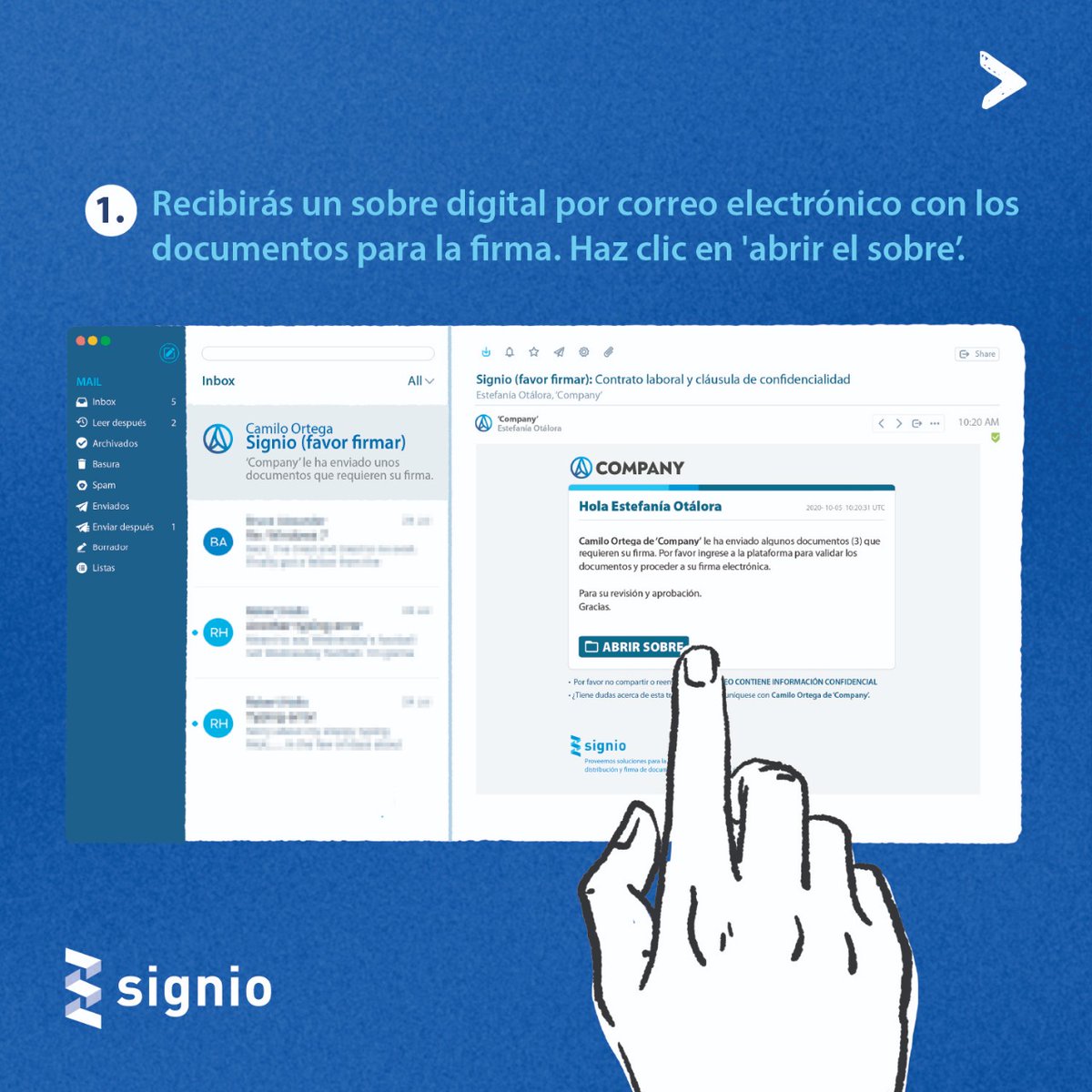 gmloficial's tweet image. Signio es una excelente herramienta para firmar documentos de manera digital y con plena validez legal. Encuentra aquí el proceso de firma👇🏼👇🏼.
Para conocer más acerca de esta gran aliada, visita gmlsoftware.com/Transformacion…

#Laclaveeselsoftware #GMLsoftware #Signio #Firmaelectrónica