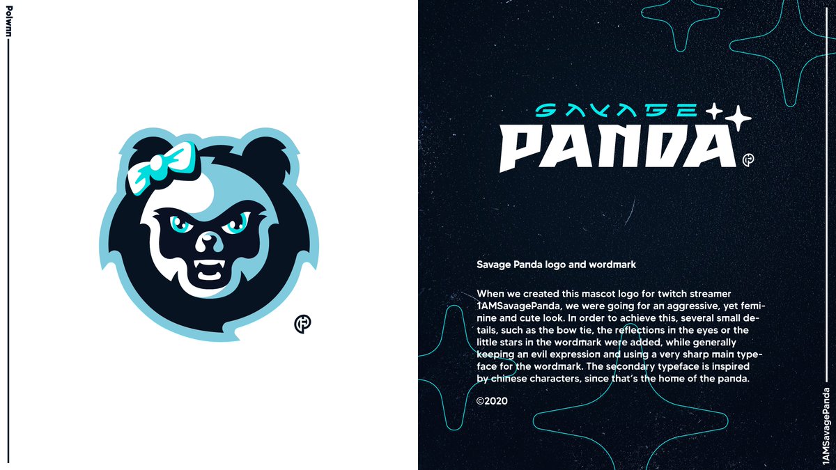 'Panda' mascot logo ––– client work