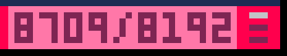 8709/8192 shown in PICO-8 editor token count