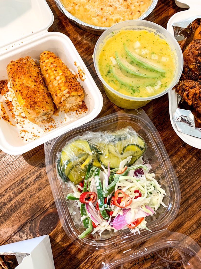 Dear Vegan friends, we’ve gotcha👏 

Straight from the market — Vegan Street Corn 🌽, Watermelon &amp; Tomato Salad 🍉 &amp; Fried Corbaci Peppers with Spicy Vegan Crema 🌶 Order our Farmer’s Market Plate &amp; raise a glass to our farmers 🍷 
#mexicanstreetcorn #veganfood 📸 <a href="/bestofthebull/">Best of the Bull</a>