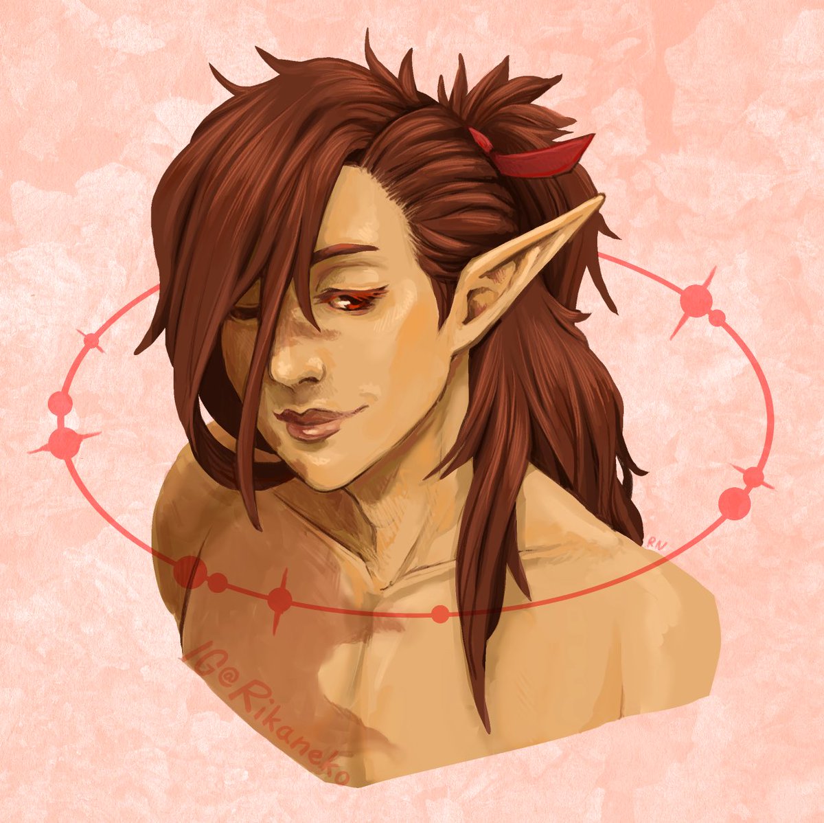 erijlee's tweet photo. My brain: Okay, remember that you’re practicing this csp shortcut because you’re trying to be more efficient—

The gremlin that is my short attention span: i make pretty elf. I draw single ear. Have circle? Yis. https://t.co/RzGTfgSvnC
