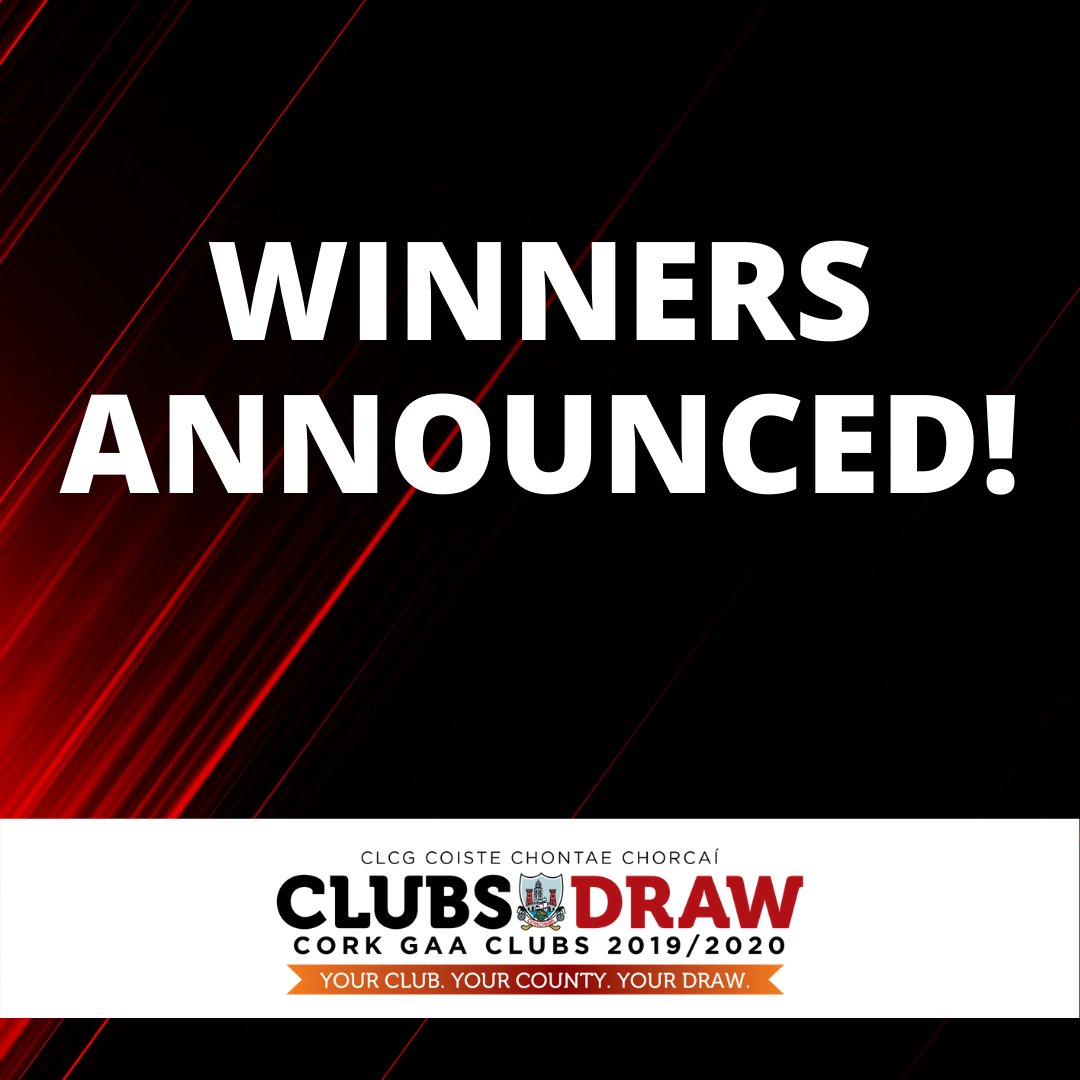 Cork GAA Clubs Draw on Twitter "Congratulations to the winners of the