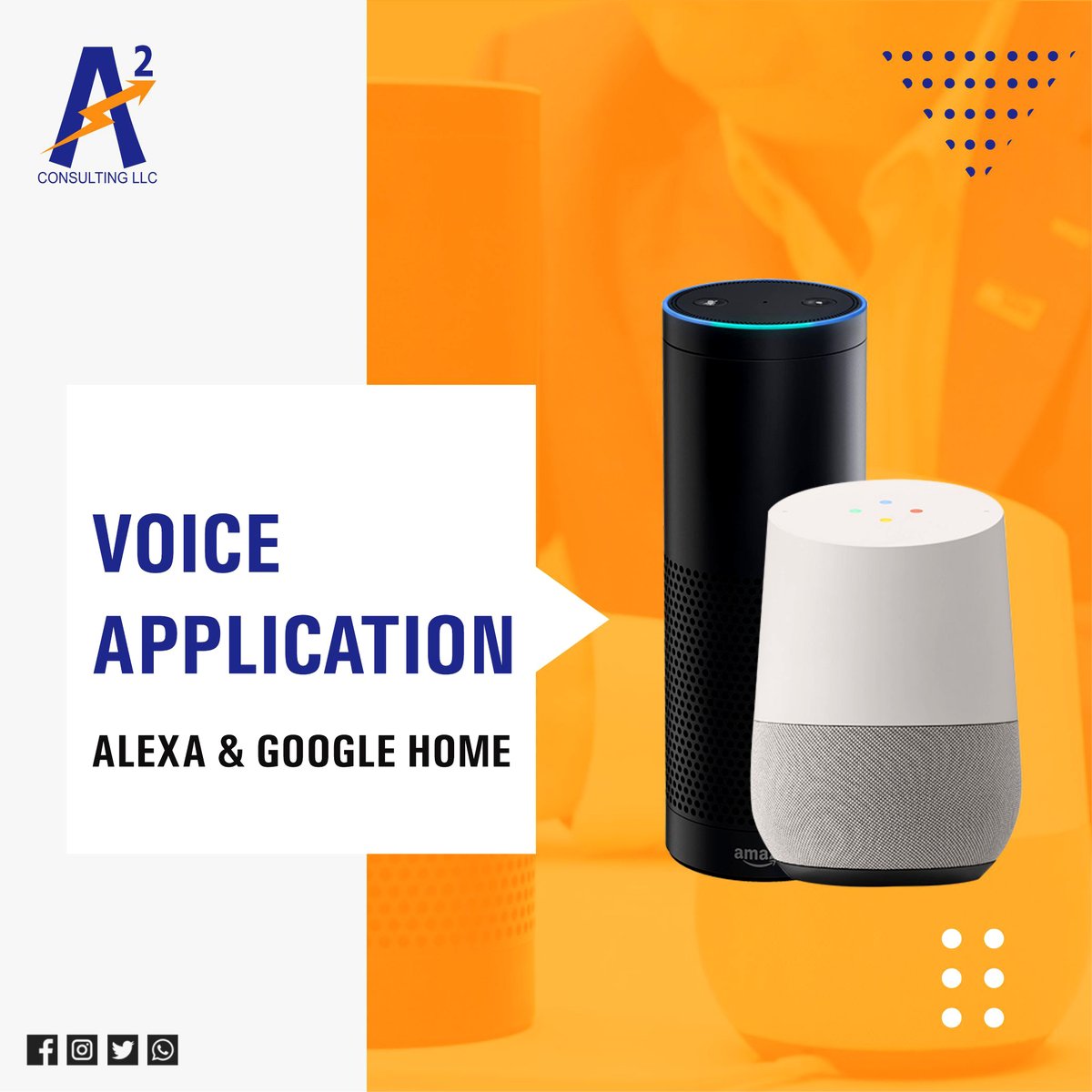 llc_a2's tweet image. Embrace the voice revolution and get your Alexa skill developed today with # #a2consultingllc #voiceapplication

Contact Us Now: a2consultingllc.com/contact/