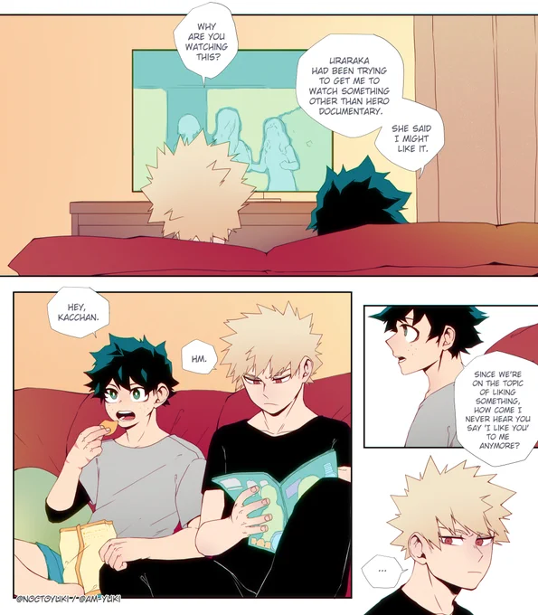 #bkdk

why kacchan never said 'i like you' anymore. 