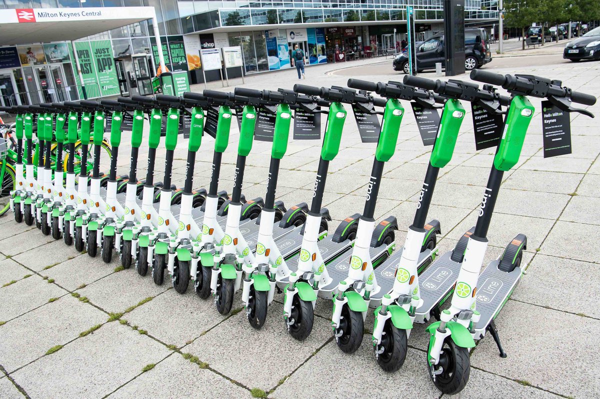 UK’s biggest e-scooter service launches in Milton Keynes: bit.ly/3lrjcWc #mk #miltonkeynes #escooters 

Today, Lime has launched the UK’s first full-scale e-scooter service, with 500 of its scooters deployed across Milton Keynes - read more
