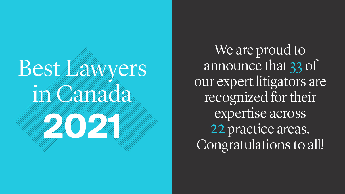 Lenczner Slaght (@lencznerslaght) on Twitter photo Congratulations to our expert litigators who received a total of 128 rankings in <a href="/BestLawyers/">Best Lawyers</a> in Canada 2021! – ow.ly/HF8y50BaNUy Congratulations to our expert litigators who received a total of 128 rankings in <a href="/BestLawyers/">Best Lawyers</a> in Canada 2021! – ow.ly/HF8y50BaNUy