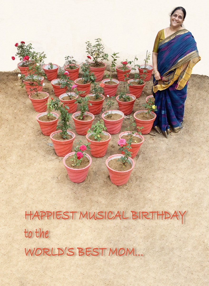 ThisIsDSP's tweet photo. As my MOM loves Gardening &amp; ROSES,
&amp; 2day is 27th AUG,
We planted 27 MIXED VARIETIES of ROSE PLANTS of HER CHOICE..
She was Very Excited😁🌹

HAPPIEST MUSICAL BDAY to d WORLD’s BEST MOM❤️🌷❤️

THANKS 2 all those who wished her Wit Love🙏🏻🎶❤️

@sagar_singer https://t.co/CpE8IDPFrP