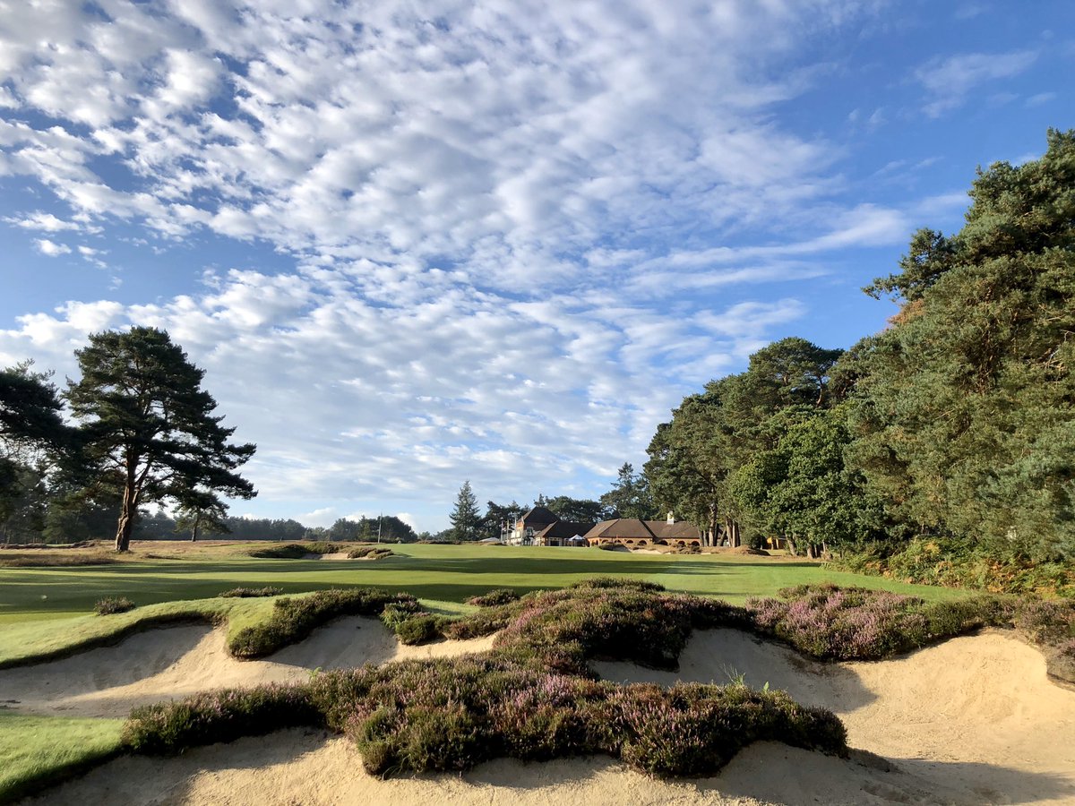 R2keith's tweet photo. Festival setup for the ladies @FerndownGC, great shift again by the lads on hand mowers and blowers 👏🏻 https://t.co/zM9yJ5KZrJ
