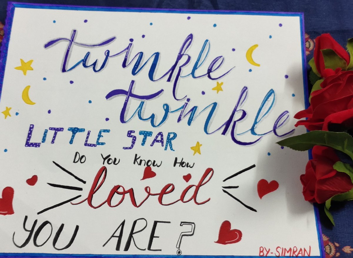 ItsMeSimran_'s tweet image. #HandLettering ❤️