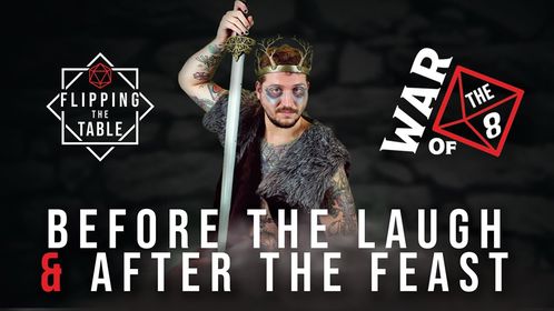 While Anathema rules a fallen Borcrus, Ishur, Oskar, Barbossa, &amp; Lorena struggle to balance Avalon's desire for justice in his own family with the greater battles to the west. Tune in TOMORROW at 7PM EST for Episode 4 of the War of the 8, Before the Laugh &amp; After the Feast #dnd