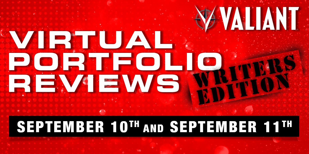 Attention comic writers!Valiant is proud to announce our new round of Virtual Portfolio Reviews - one-on-one sessions with Senior Editors  @HeatherAntos and Lysa Hawkins!If you're looking to get your foot in the door, read on for how to apply! #stayvaliant