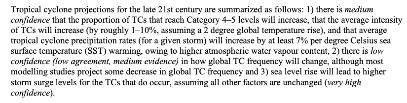 Let's examine the peer-reviewed science on this issue. From chapter 6 of the IPCC Ocean and Cryosphere report.