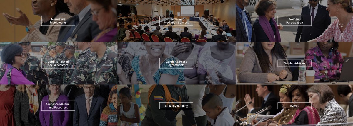 True peace is impossible without the full participation of women. Our Gender, Peace and Security Unit has just launched a new web page on inclusive and gender responsive mediation as part of <a href="/UN/">United Nations</a> Peacemaker, DPPA’s online mediation support tool. peacemaker.un.org/wps