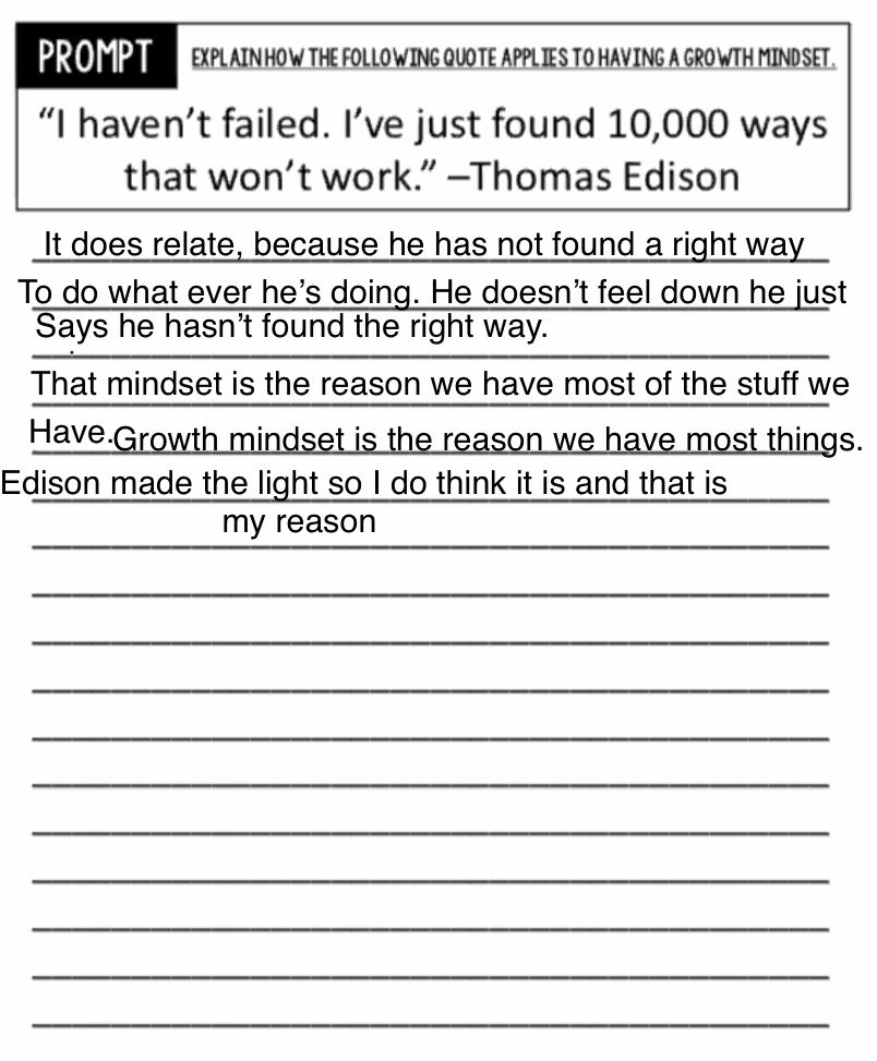 ktaylor7979's tweet photo. Teaching about Growth Mindset. These kiddos hit it on the head! This reminds me so much of twisting that balloon. #growthmindset #6thgrade @GriffithMiddle @BuddyBerry https://t.co/HIbdA9LrZ1